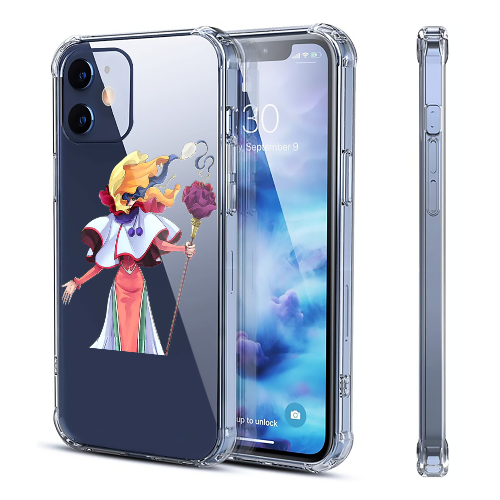 （画像用） 遊☆戯☆王 Yu-Gi-Oh! 【iPhone 12シリーズ対応】透明スマホケース（クリアソフトケース）